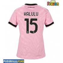 Juventus Pierre Kalulu #15 Auswärtstrikot Frauen 2026-27 Kurzarm